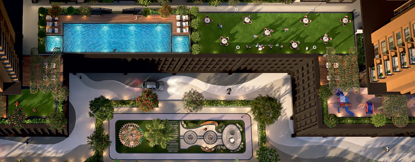 Shankeshwar Kingsland Hinjewadi Phase 1 Top View  Amenities Image
